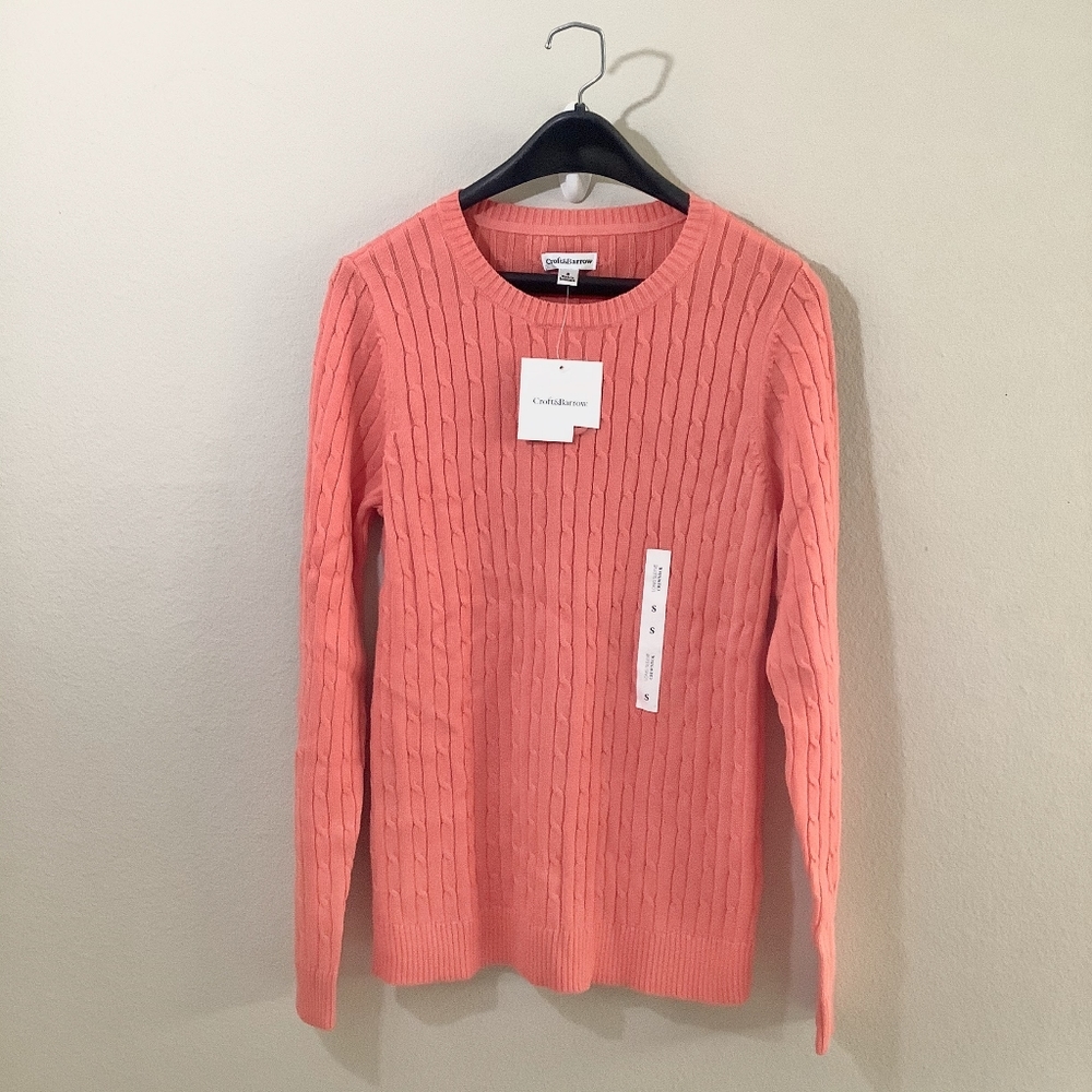 (SM) NWT Croft & Barrow Womens Sweater